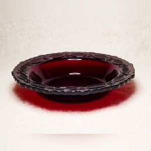 Avon 1876 Cape Cod Bowl - Ruby Red Glass